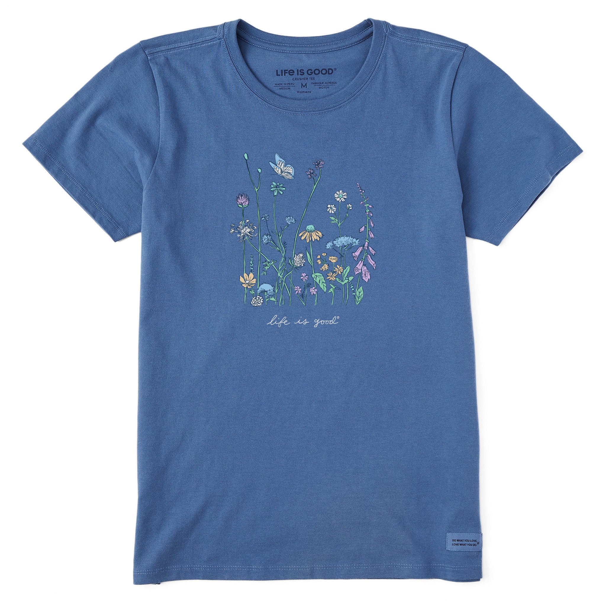 Women's Realaxed Wildflowers Short Sleeve Tee