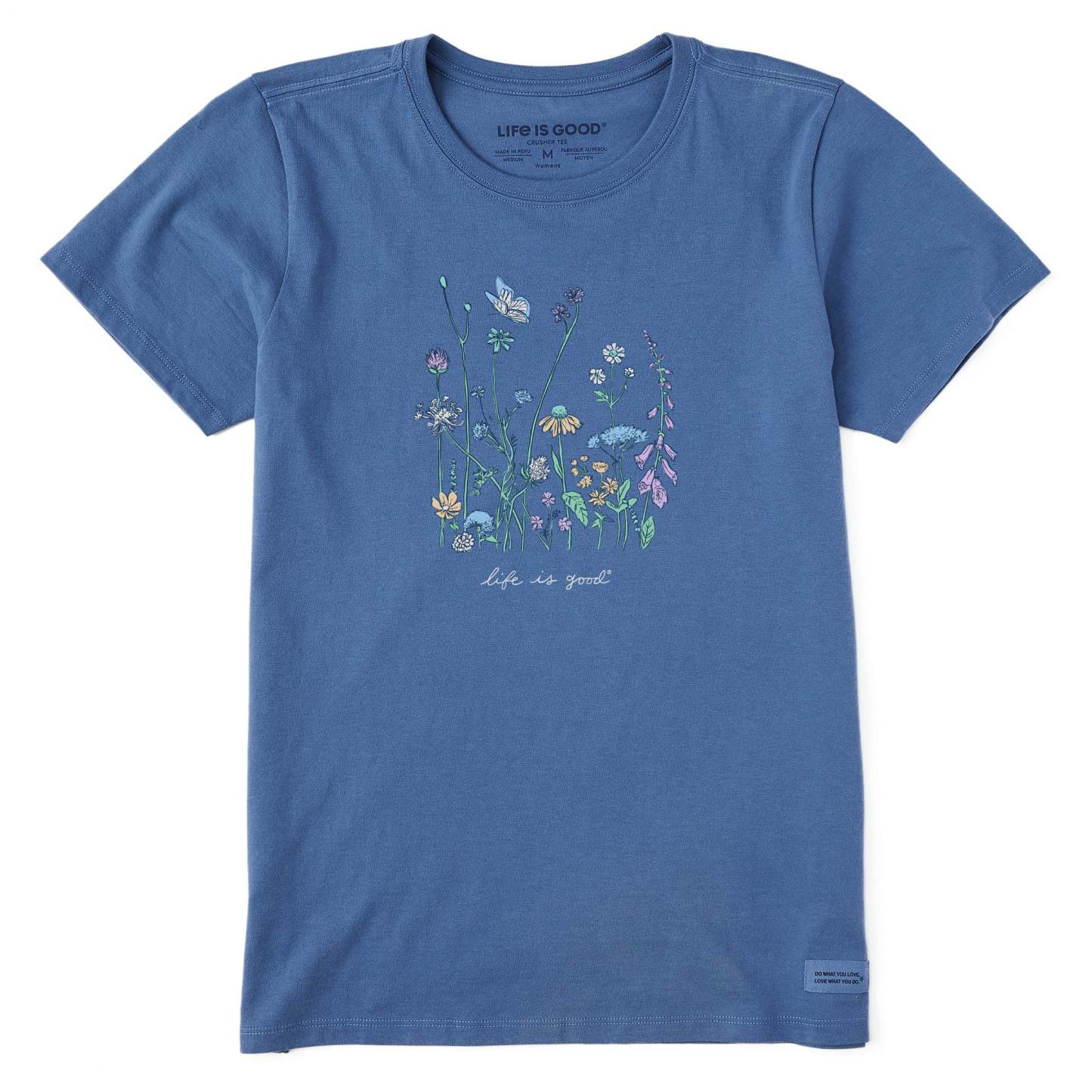 Women's Realaxed Wildflowers Short Sleeve Tee