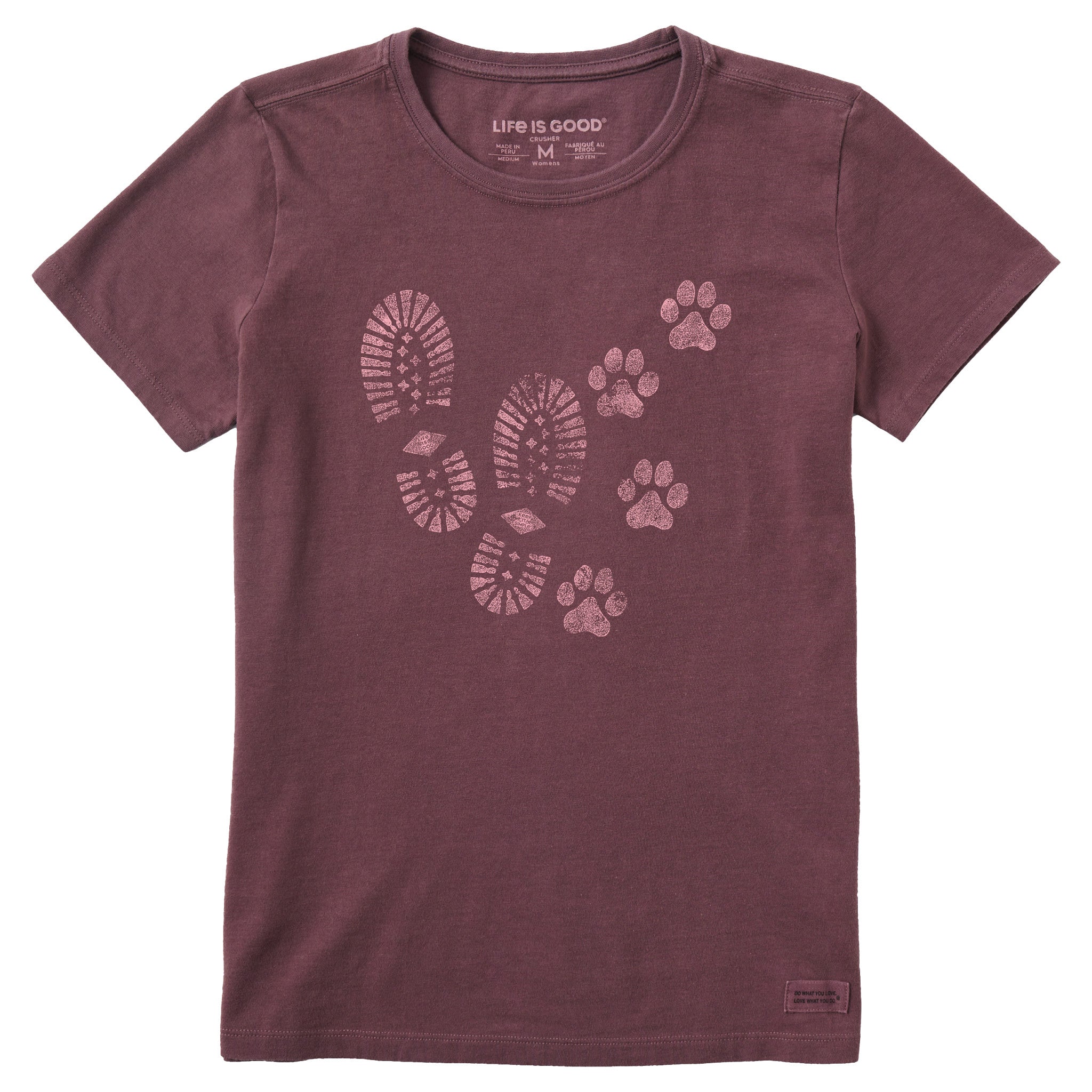 Women's Trails & Tails Short Sleeve Crusher Tee