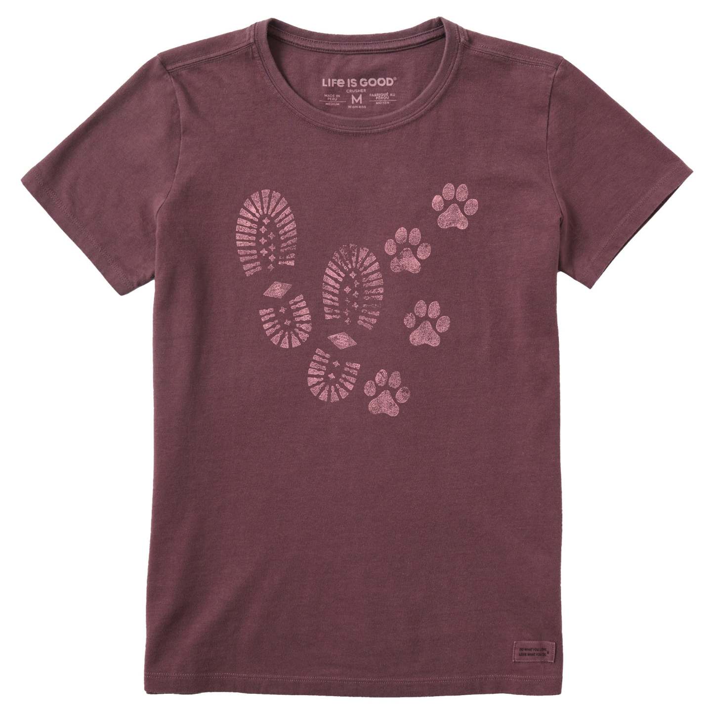 Women's Trails & Tails Short Sleeve Crusher Tee