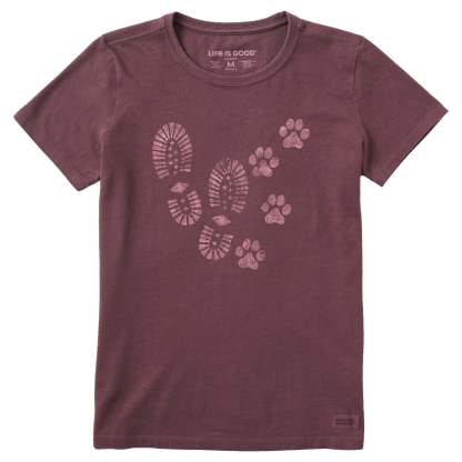 Women's Trails & Tails Short Sleeve Crusher Tee