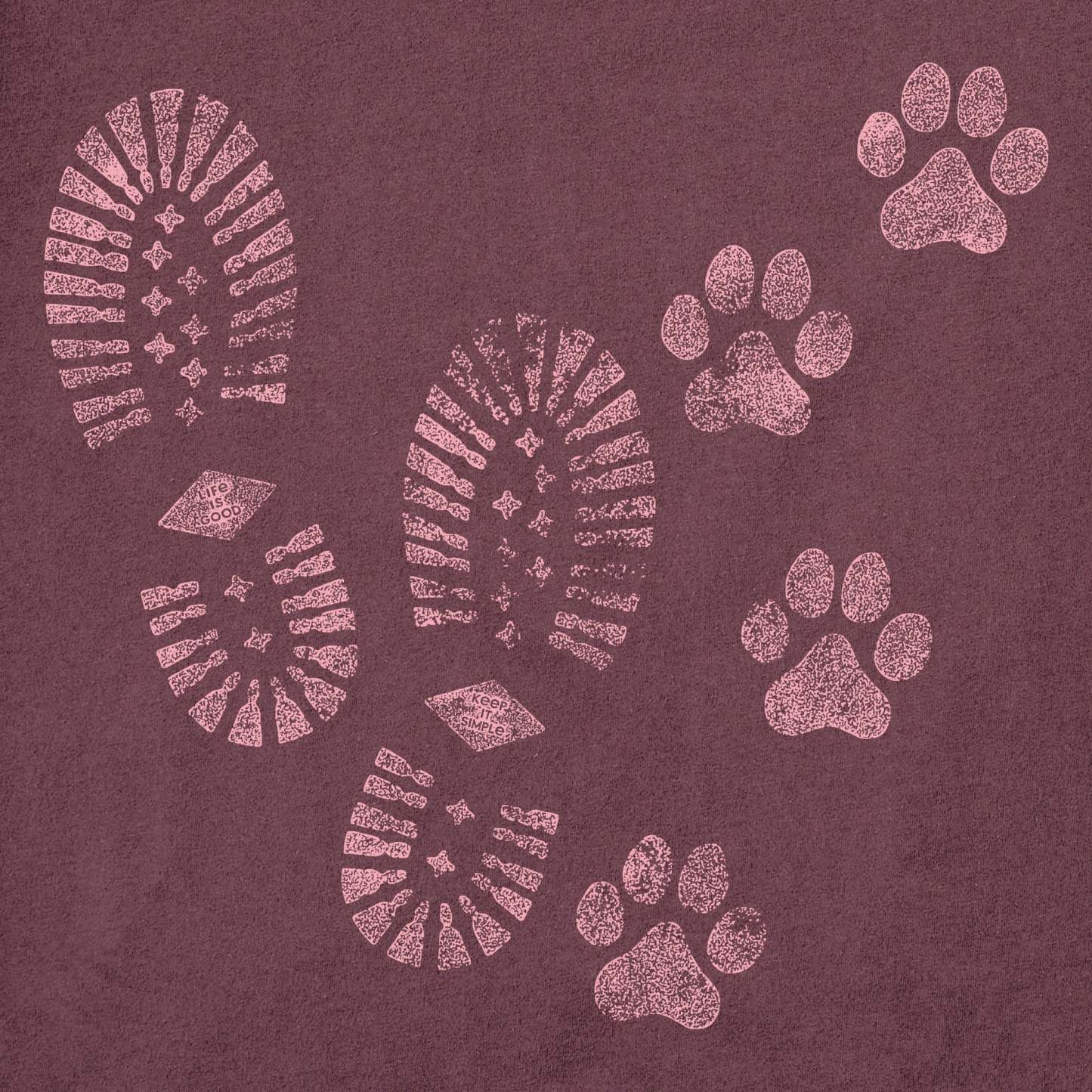 Women's Trails & Tails Short Sleeve Crusher Tee
