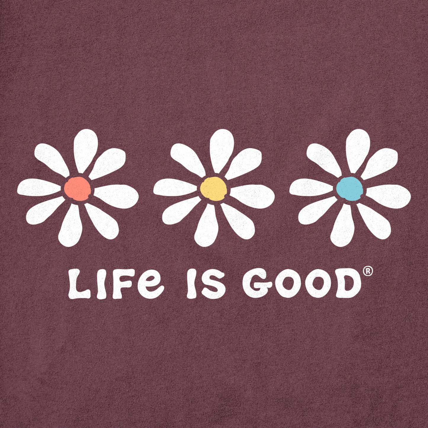 Women's 3 Daisies Short Sleeve Crusher Tee