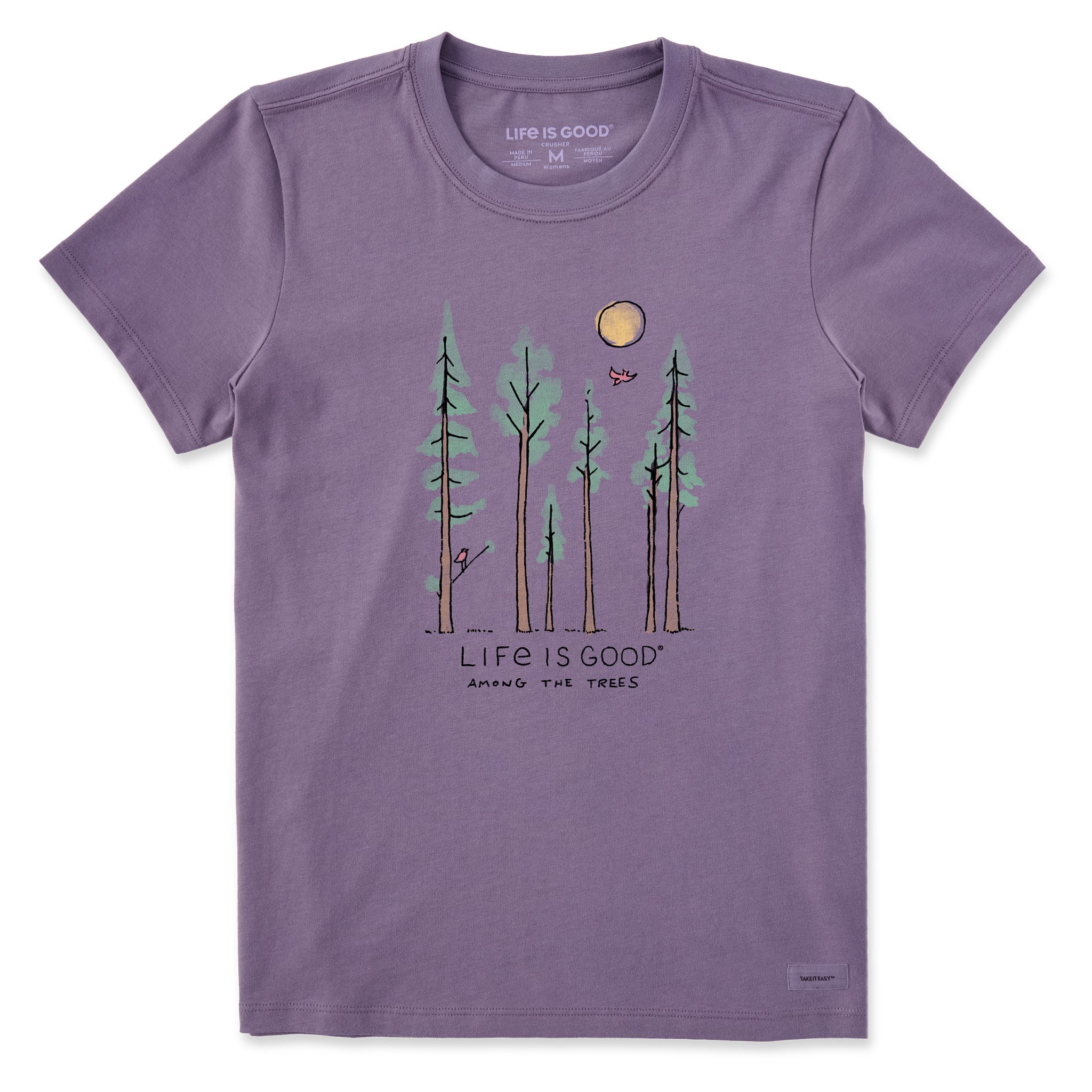 Women's Life is Good Among the Trees Short Sleeve Tee