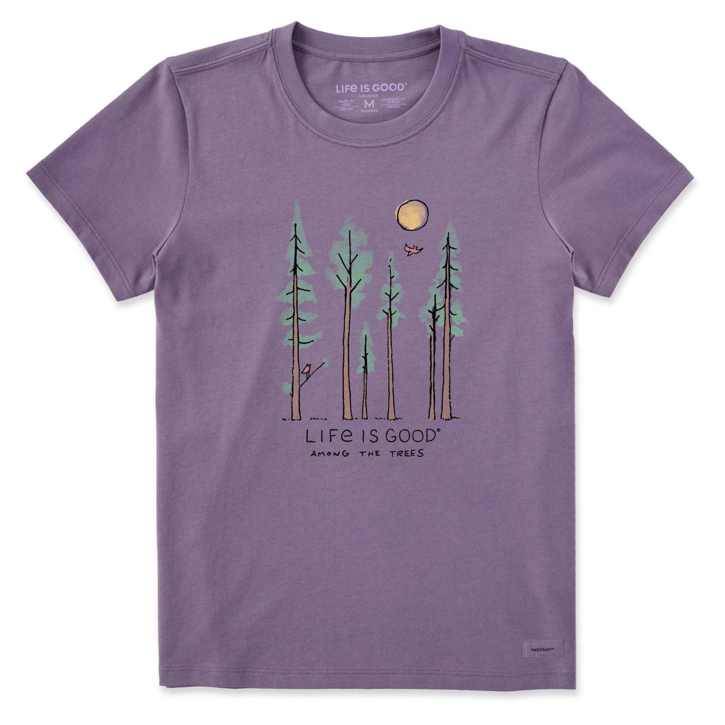 Women's Life is Good Among the Trees Short Sleeve Tee