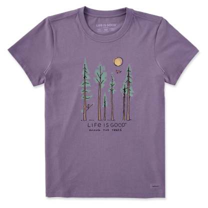 Women's Life is Good Among the Trees Short Sleeve Tee