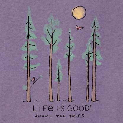 Women's Life is Good Among the Trees Short Sleeve Tee