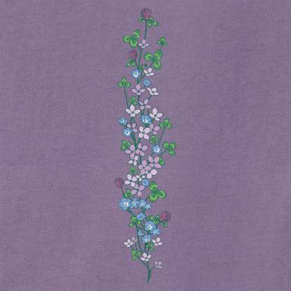 Women's Clovers & Wildflowers Long Sleeve Crusher Tee