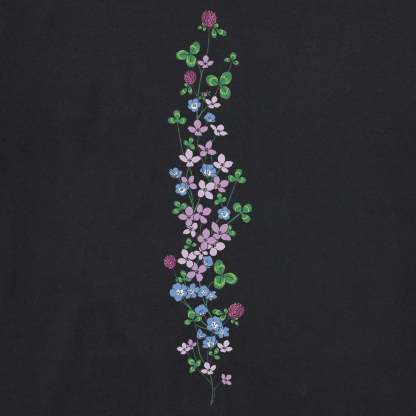 Women's Clovers & Wildflowers Long Sleeve Crusher Tee