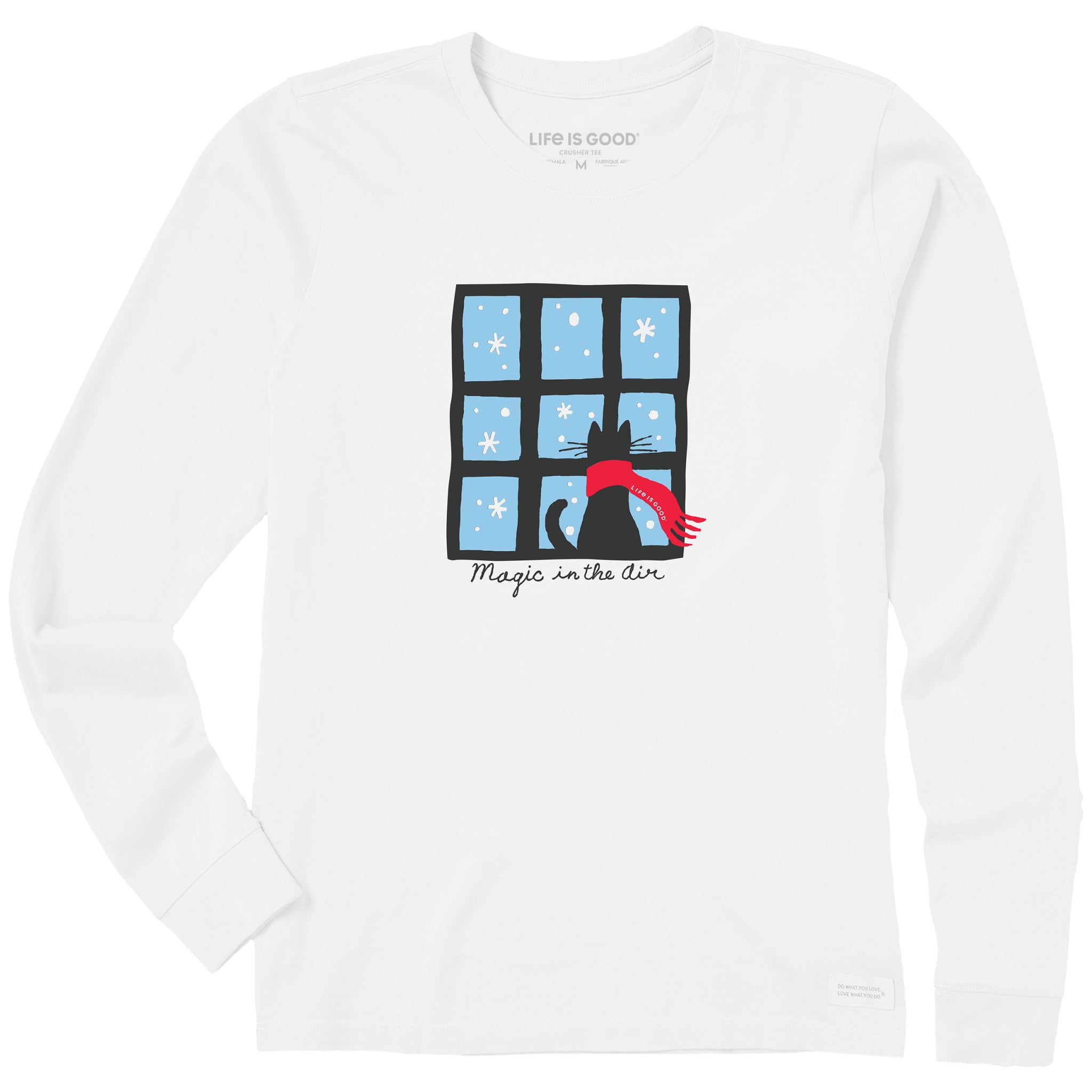 Women's Magic in the Air Cat Long Sleeve Crusher Tee