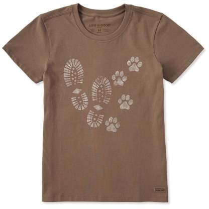 Women's Trails & Tails Short Sleeve Crusher Tee