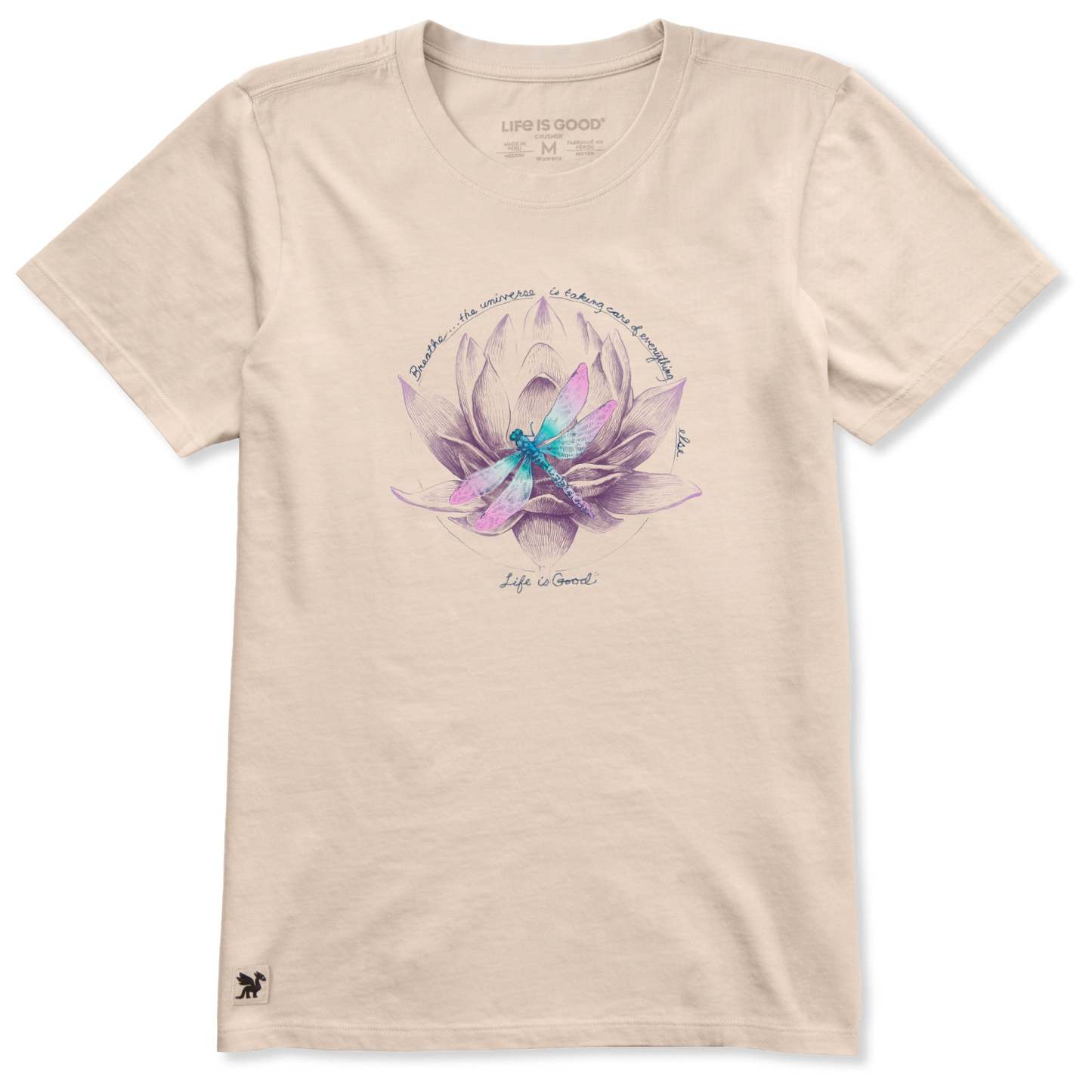 Women's Dragonfly Lotus Breathe Short Sleeve Tee