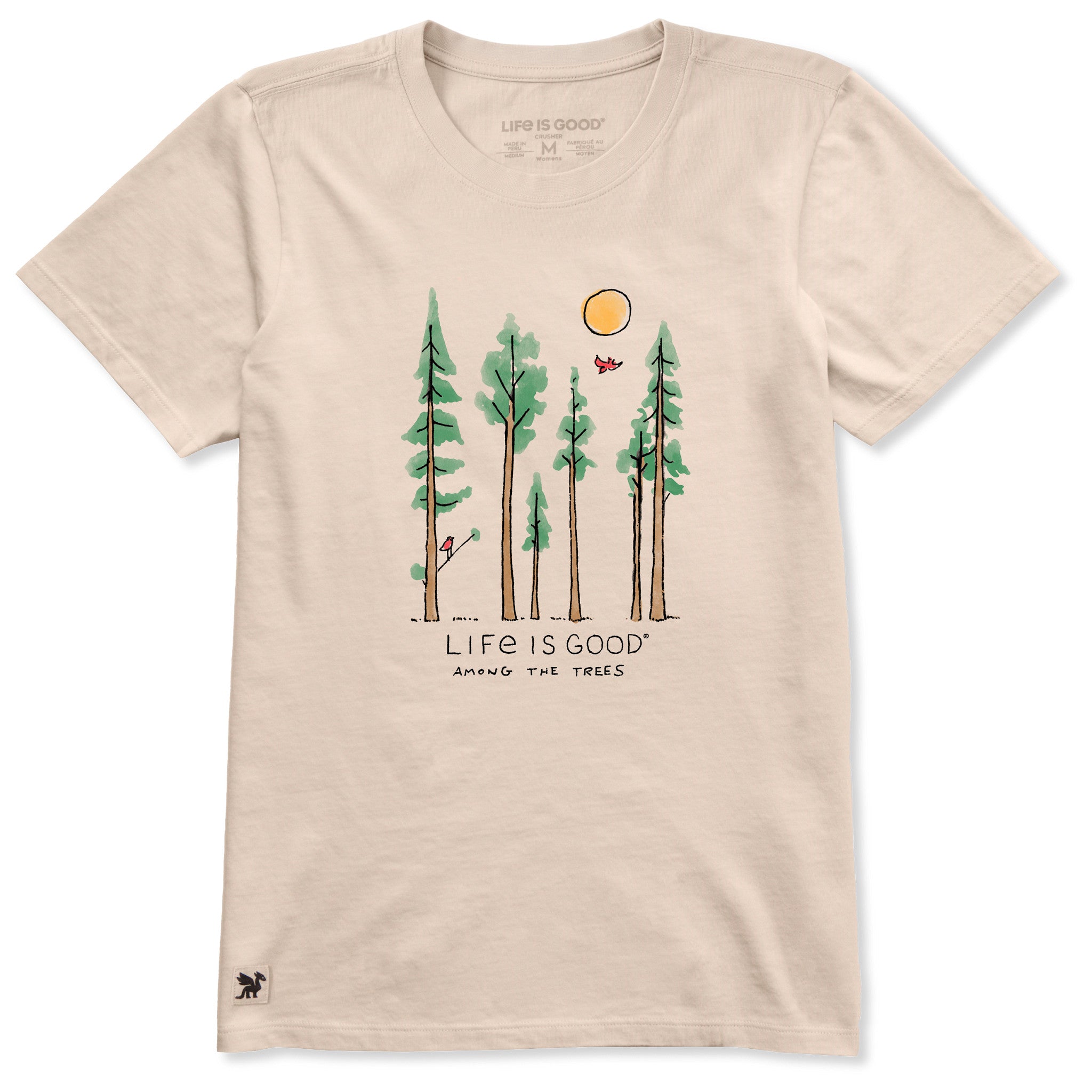 Women's Life is Good Among the Trees Short Sleeve Tee
