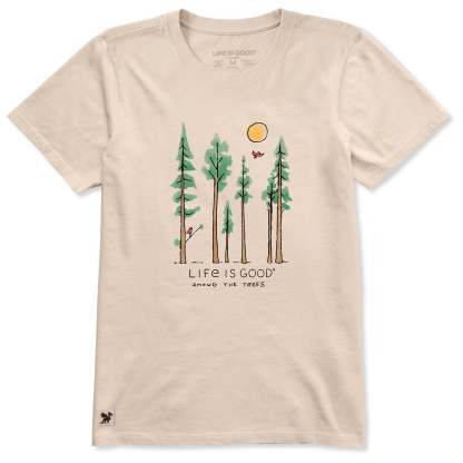 Women's Life is Good Among the Trees Short Sleeve Tee