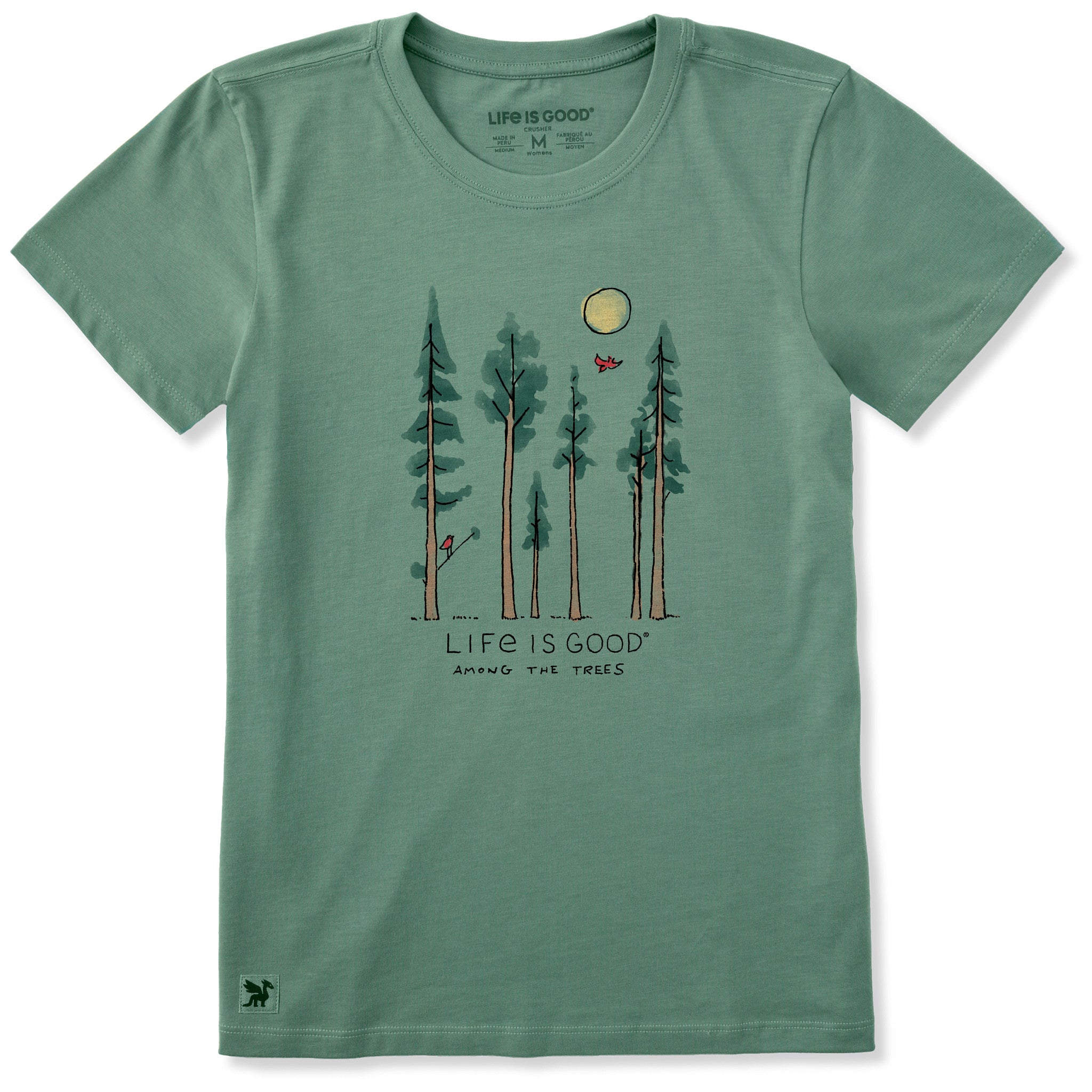 Women's Life is Good Among the Trees Short Sleeve Tee