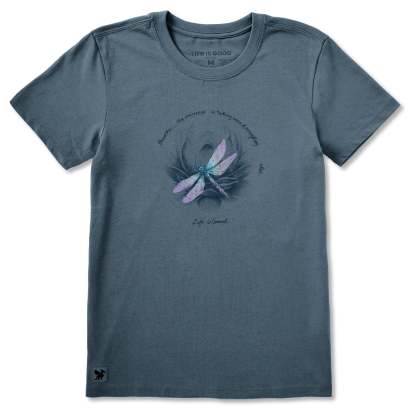 Women's Dragonfly Lotus Breathe Short Sleeve Tee