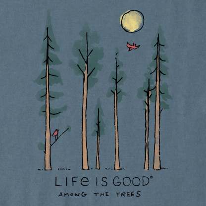 Women's Life is Good Among the Trees Short Sleeve Tee