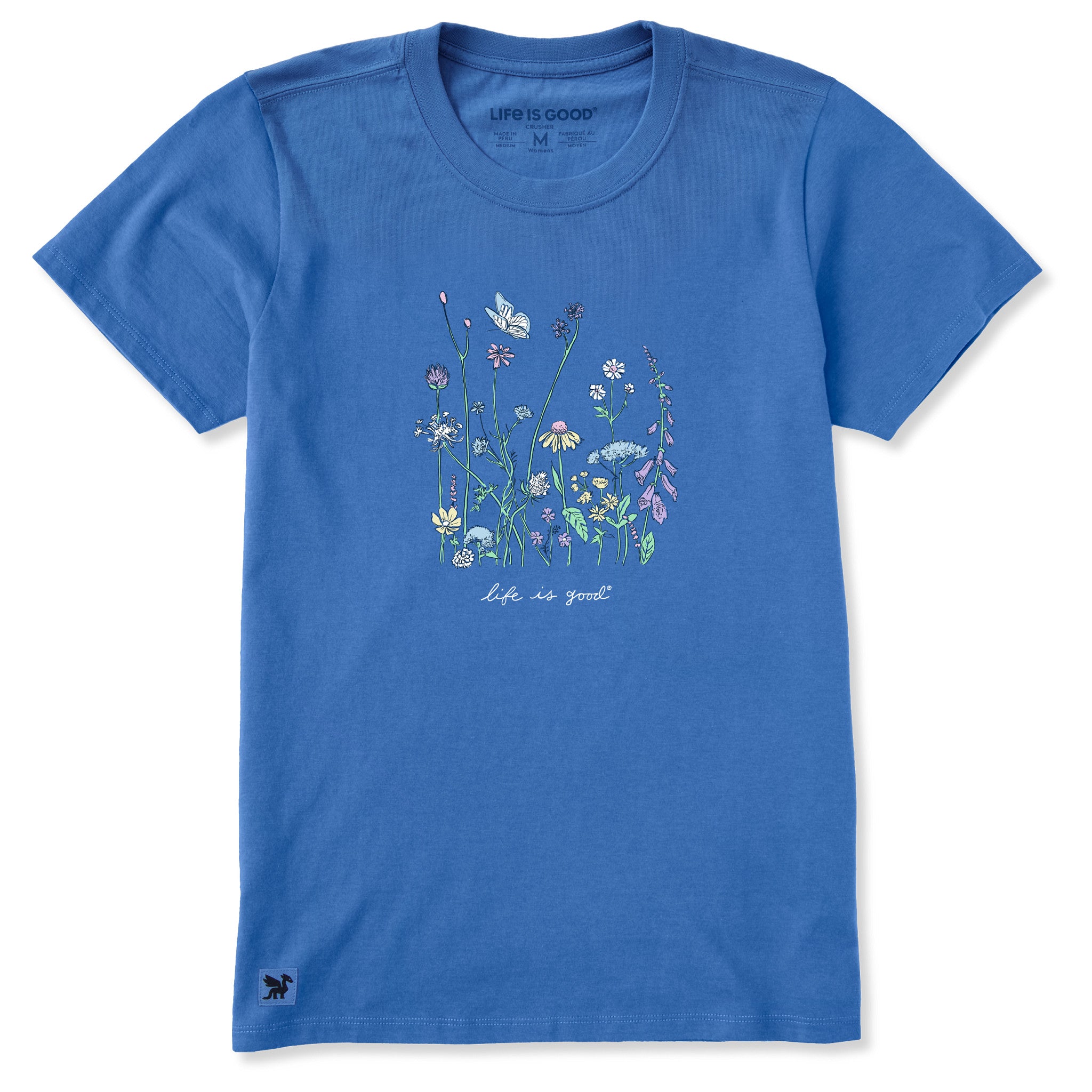 Women's Realaxed Wildflowers Short Sleeve Tee