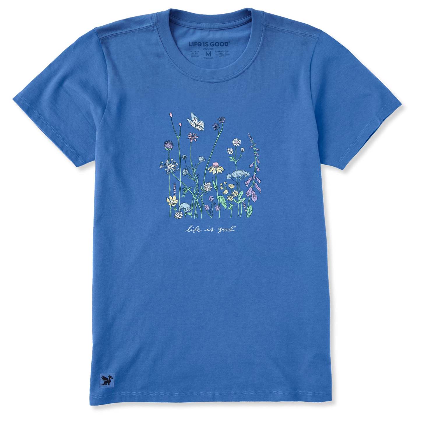 Women's Realaxed Wildflowers Short Sleeve Tee