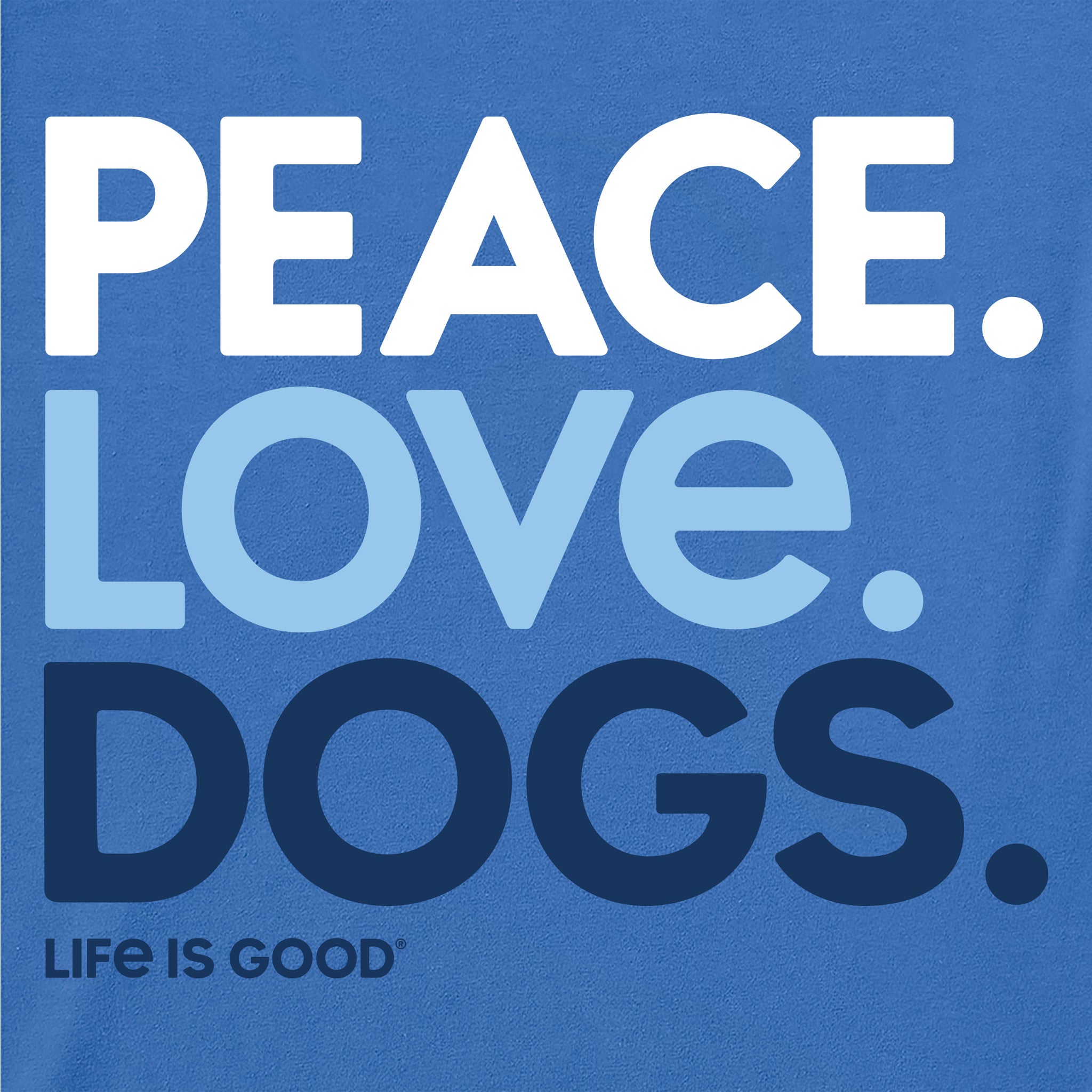 Women's Peace Love Dogs Short Sleeve Crusher Tee