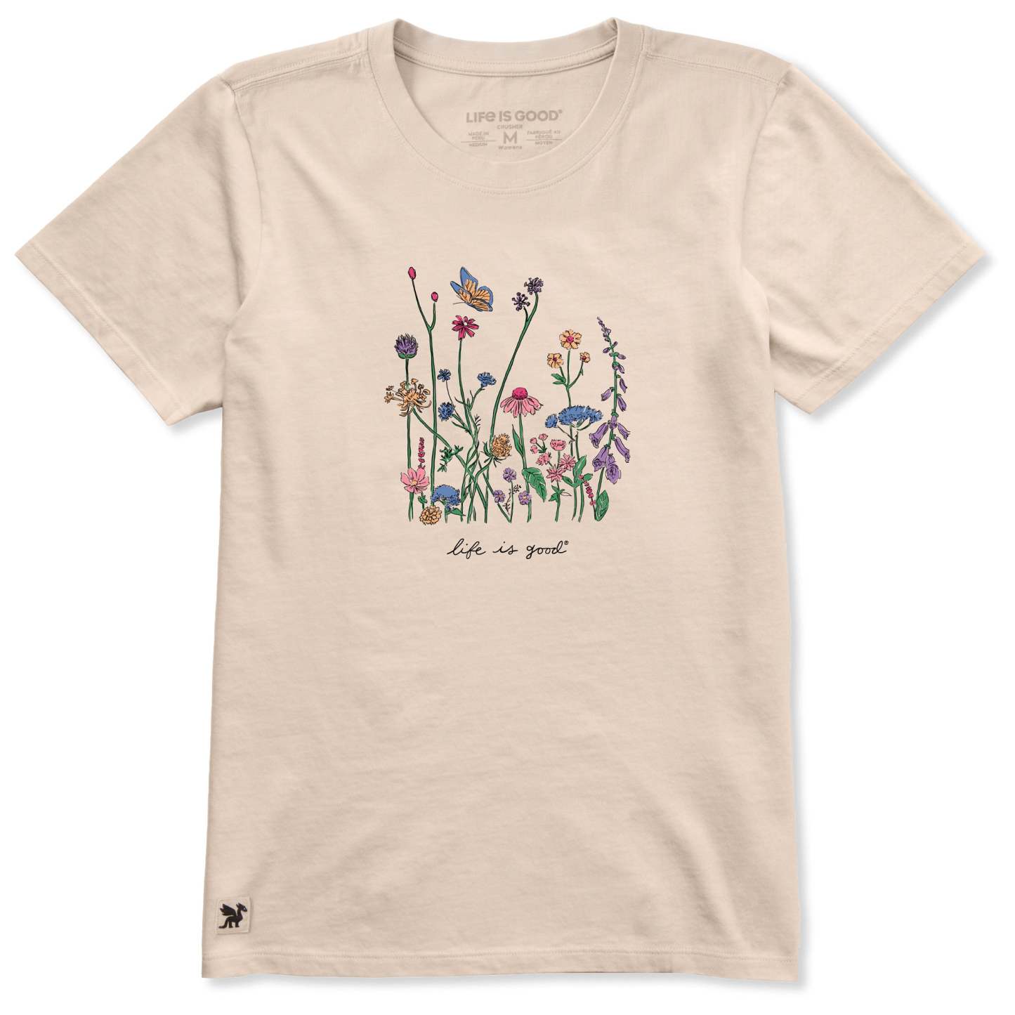 Women's Realaxed Wildflowers Short Sleeve Tee