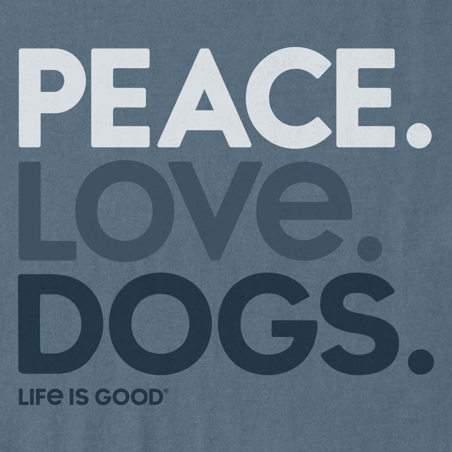 Women's Peace Love Dogs Short Sleeve Crusher Tee