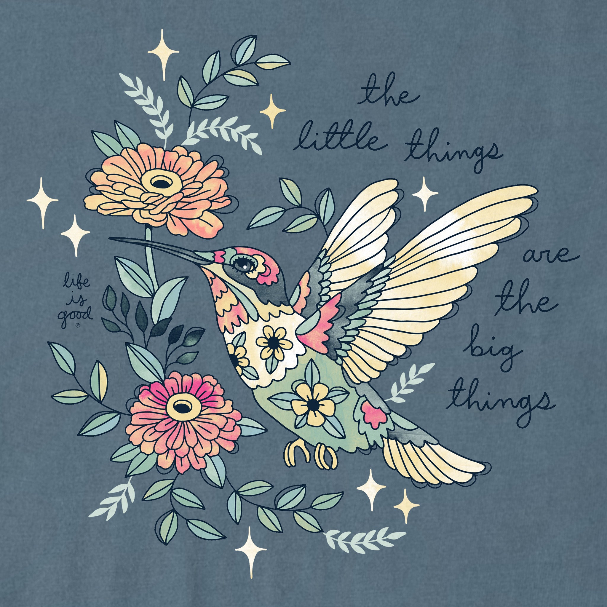 Women's Little Thing Hummingbird Short Sleeve Crusher Tee