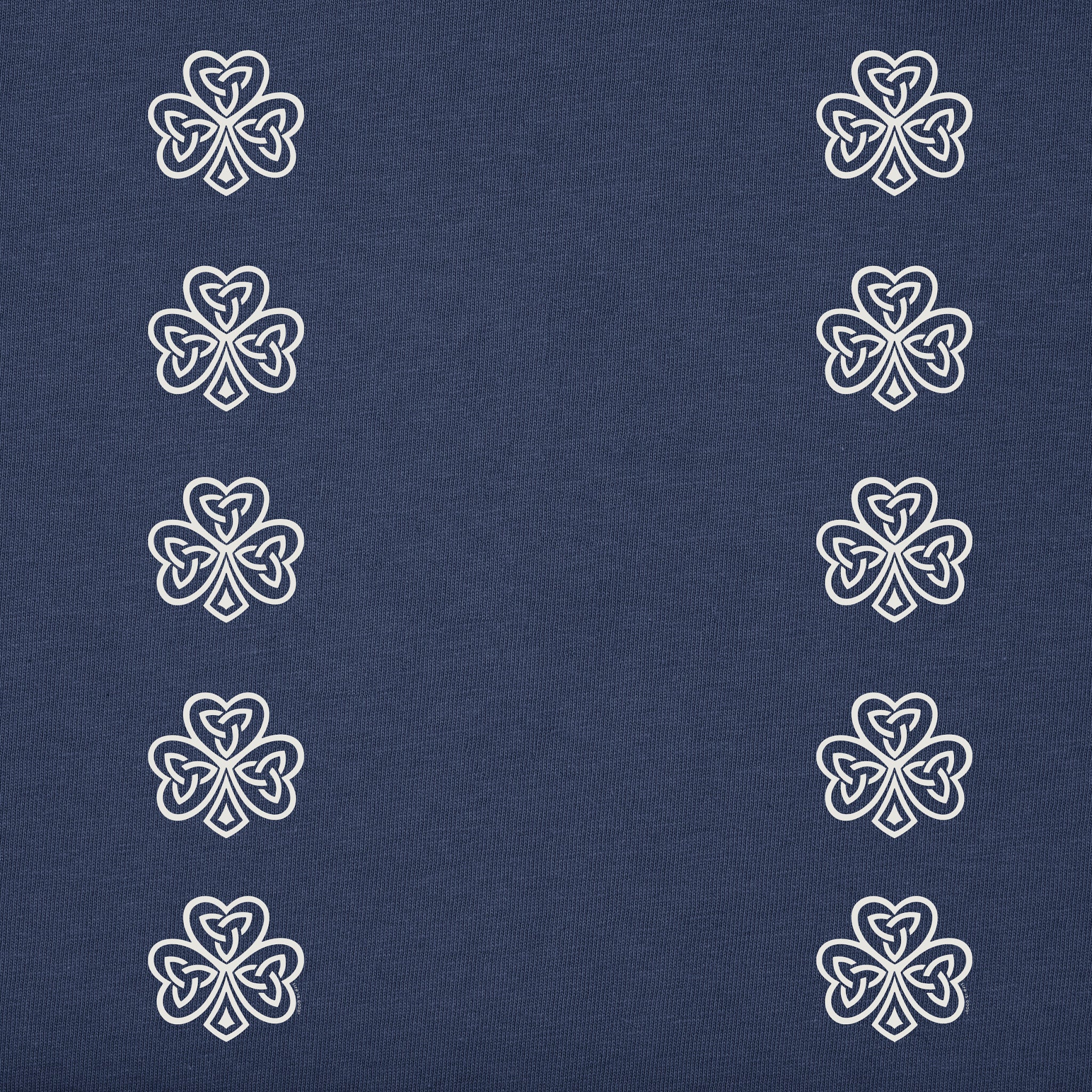 Women's Celtic Clovers Long Sleeve Crusher Tee