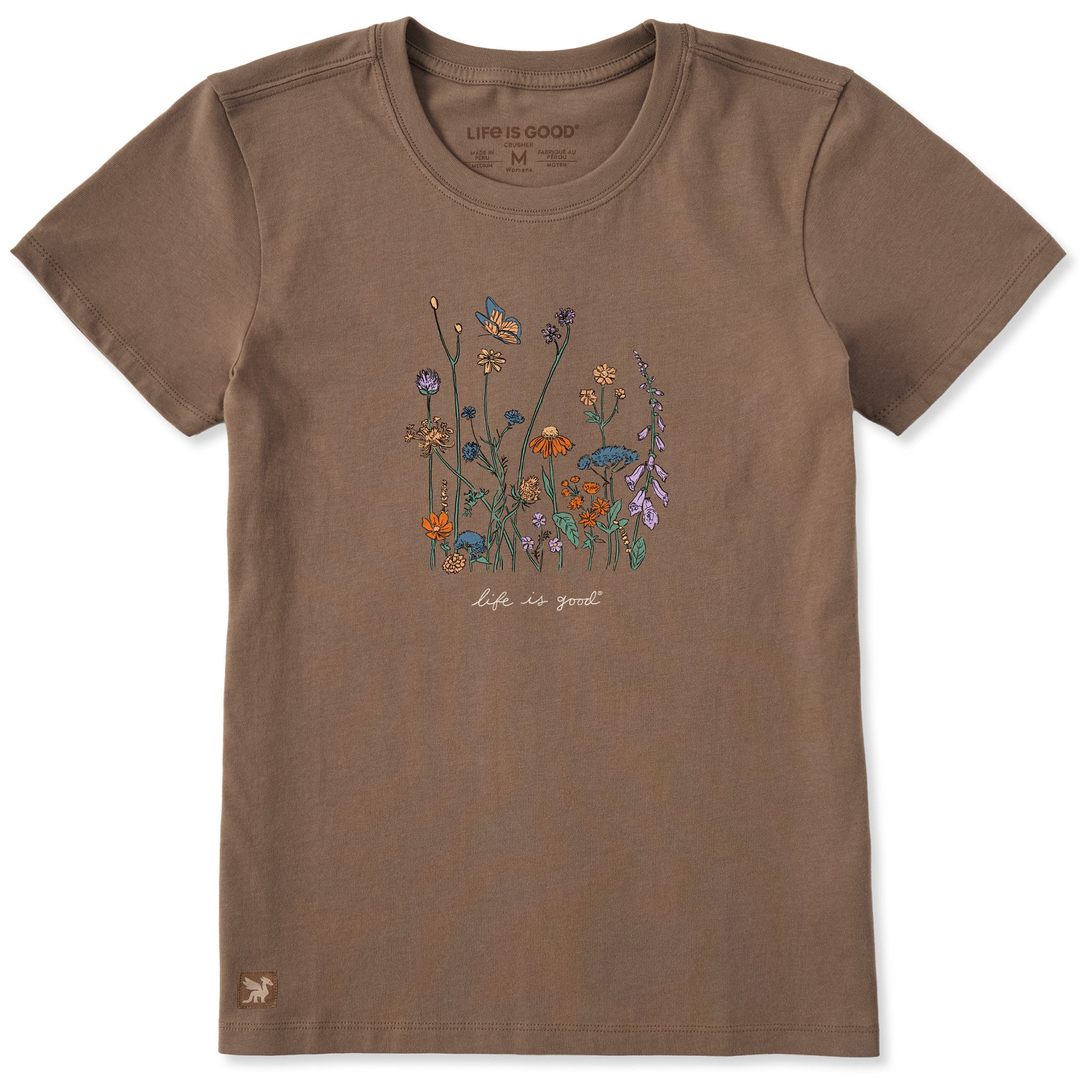 Women's Realaxed Wildflowers Short Sleeve Tee