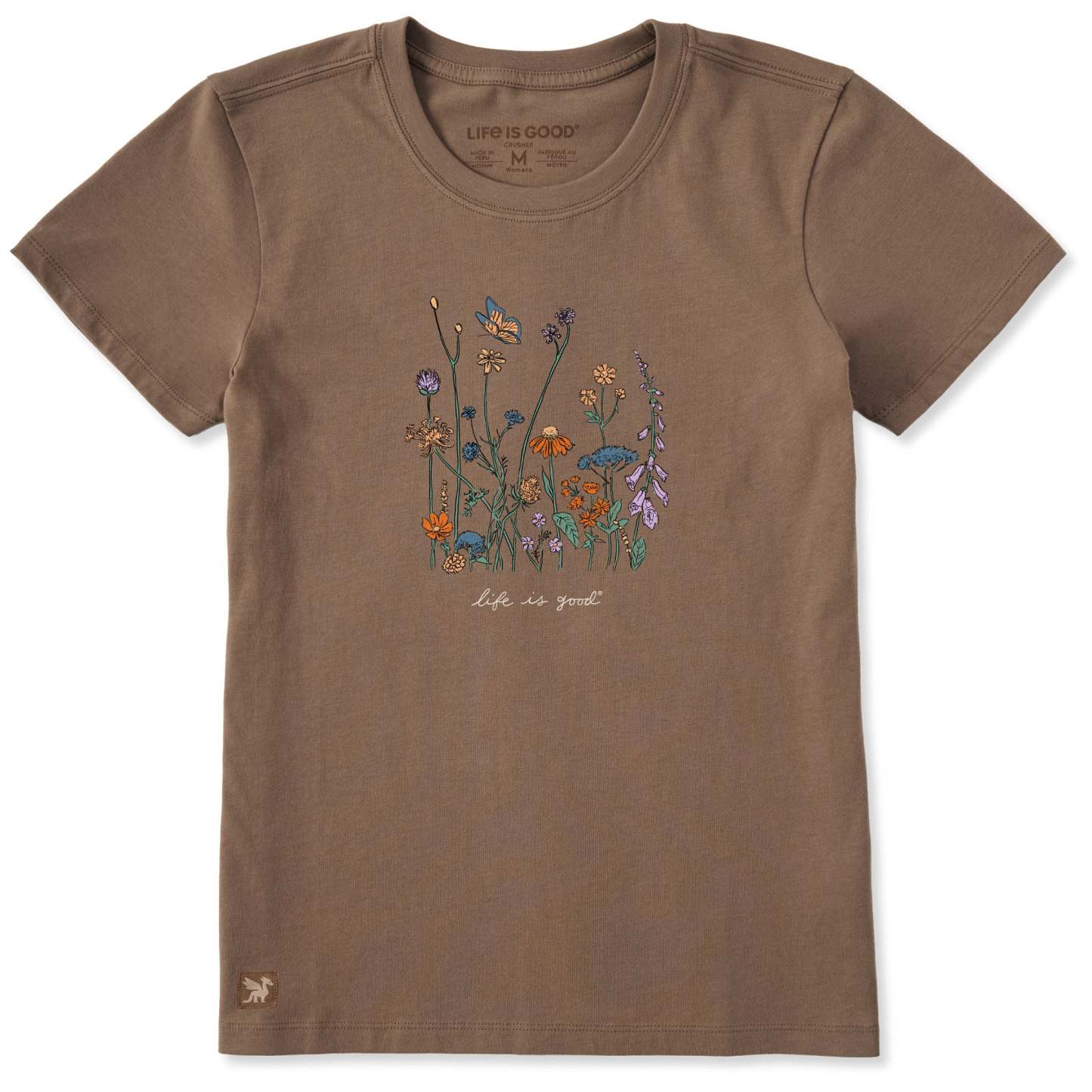 Women's Realaxed Wildflowers Short Sleeve Tee