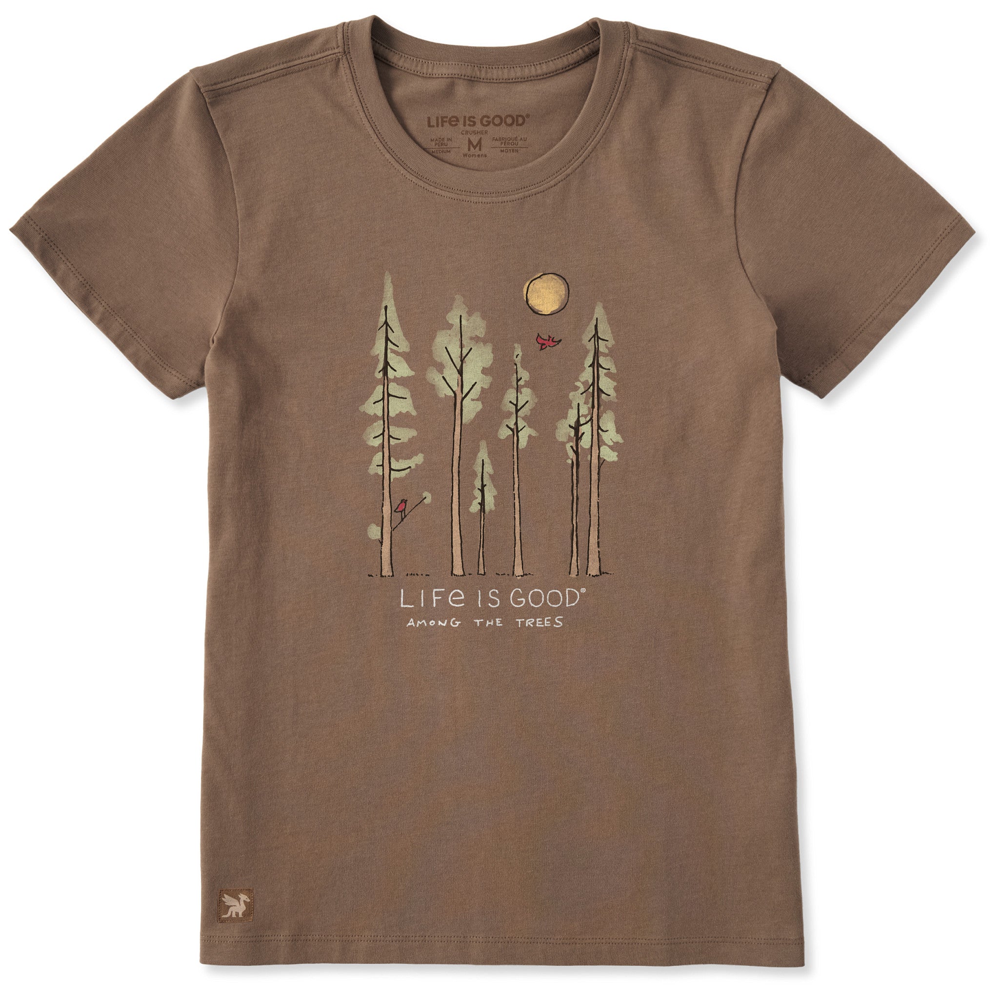 Women's Life is Good Among the Trees Short Sleeve Tee