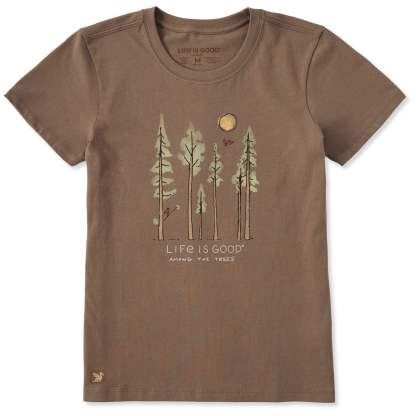 Women's Life is Good Among the Trees Short Sleeve Tee