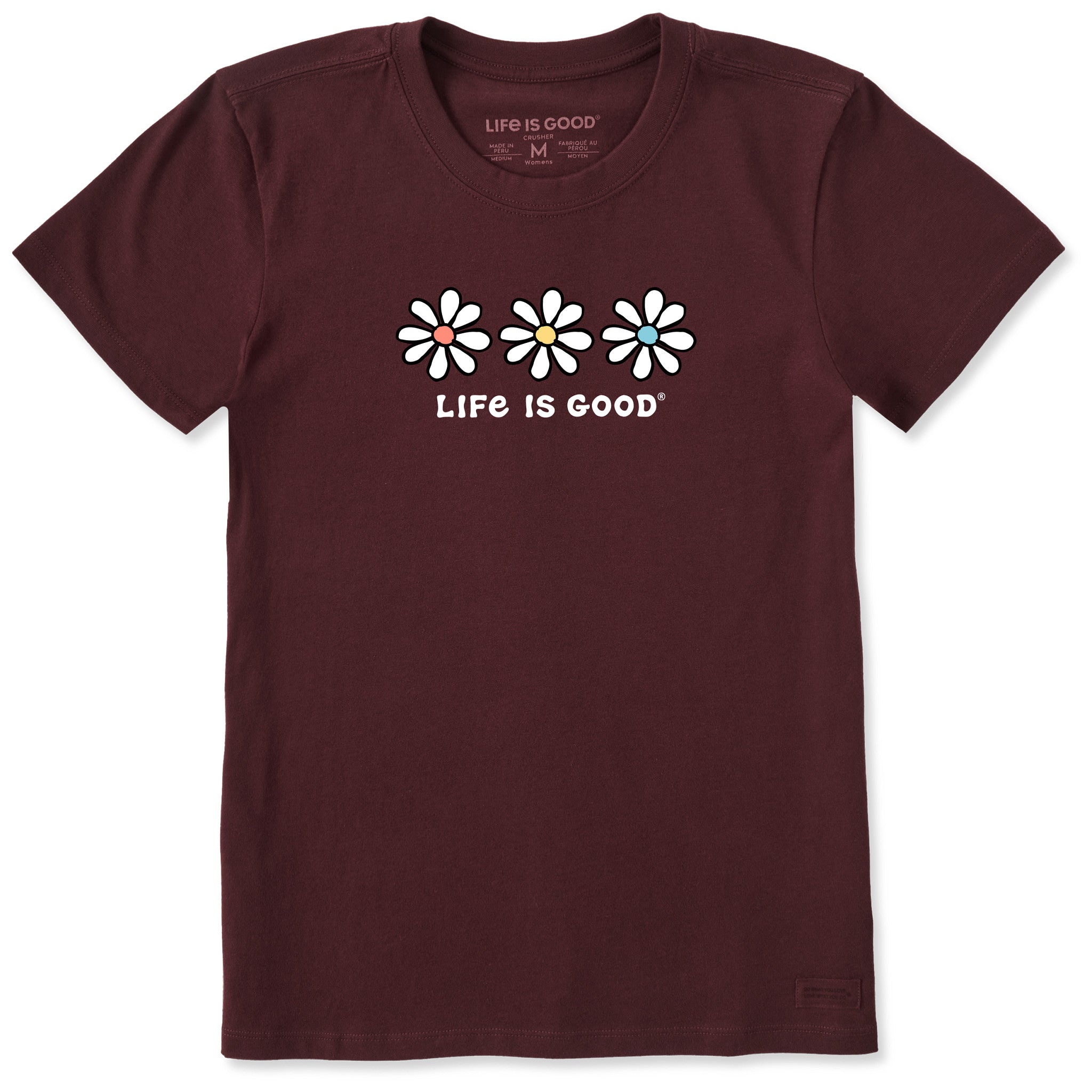 Women's 3 Daisies Short Sleeve Crusher Tee