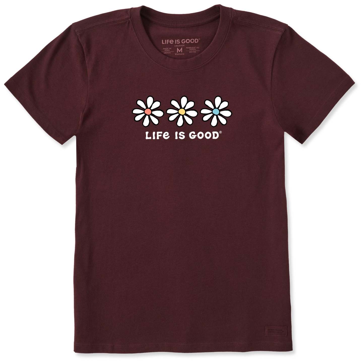 Women's 3 Daisies Short Sleeve Crusher Tee