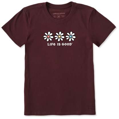 Women's 3 Daisies Short Sleeve Crusher Tee