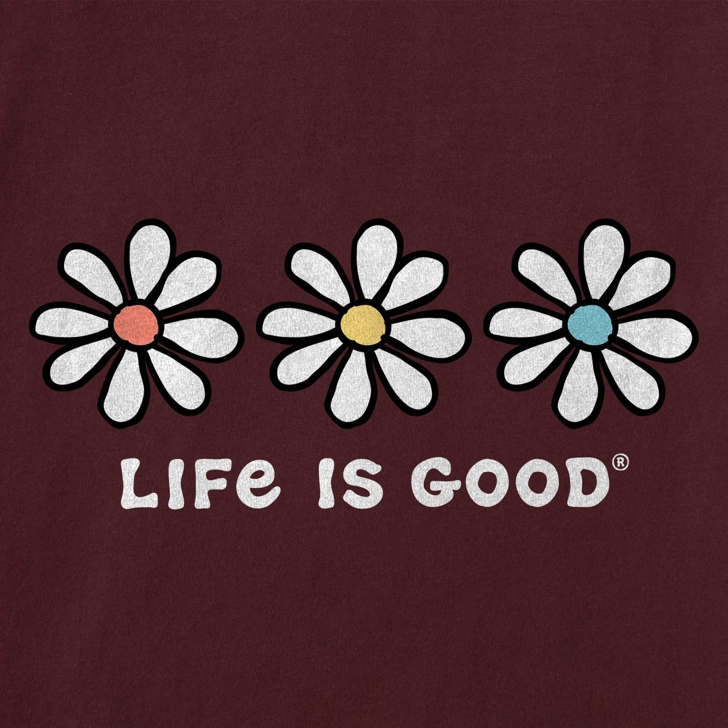 Women's 3 Daisies Short Sleeve Crusher Tee