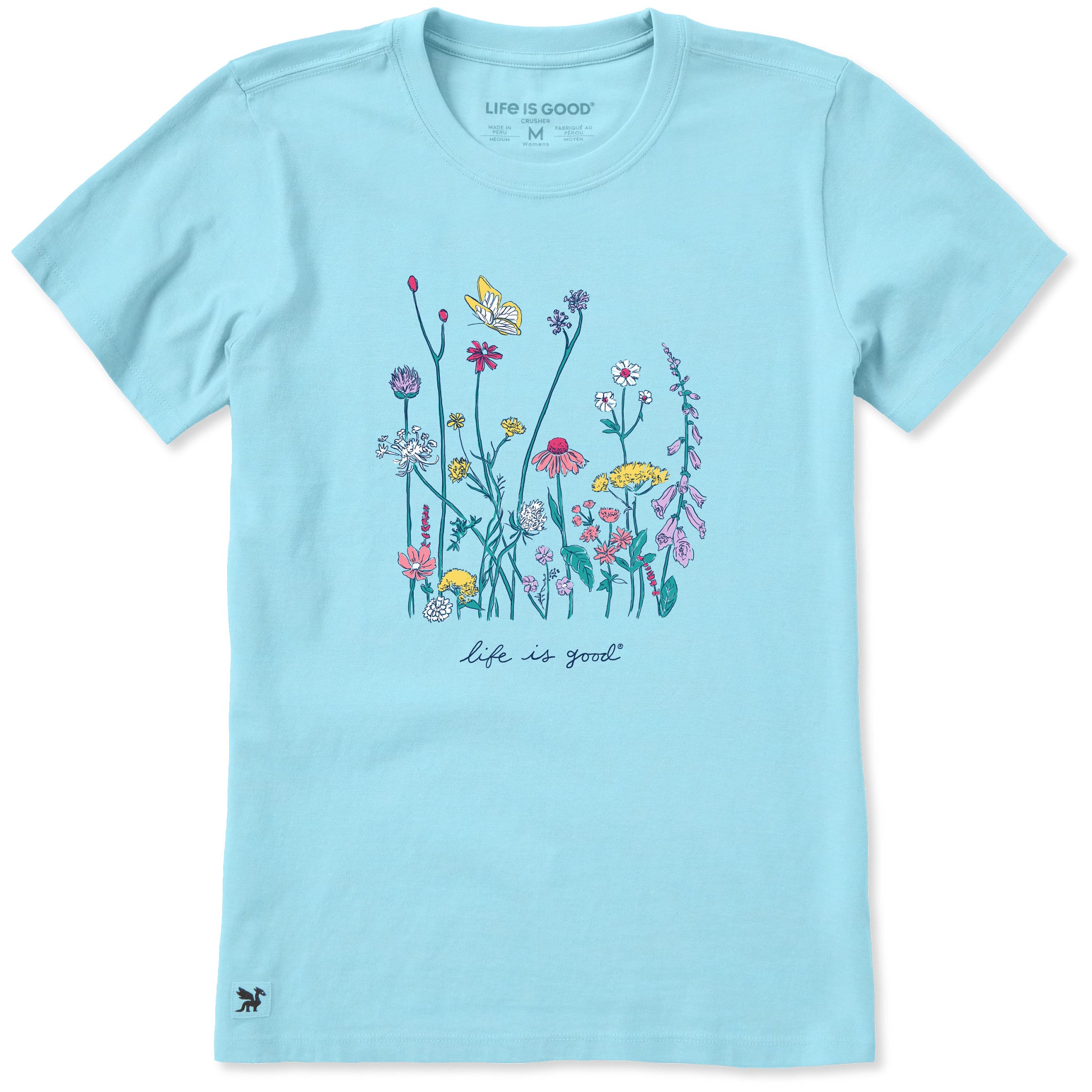 Women's Realaxed Wildflowers Short Sleeve Tee