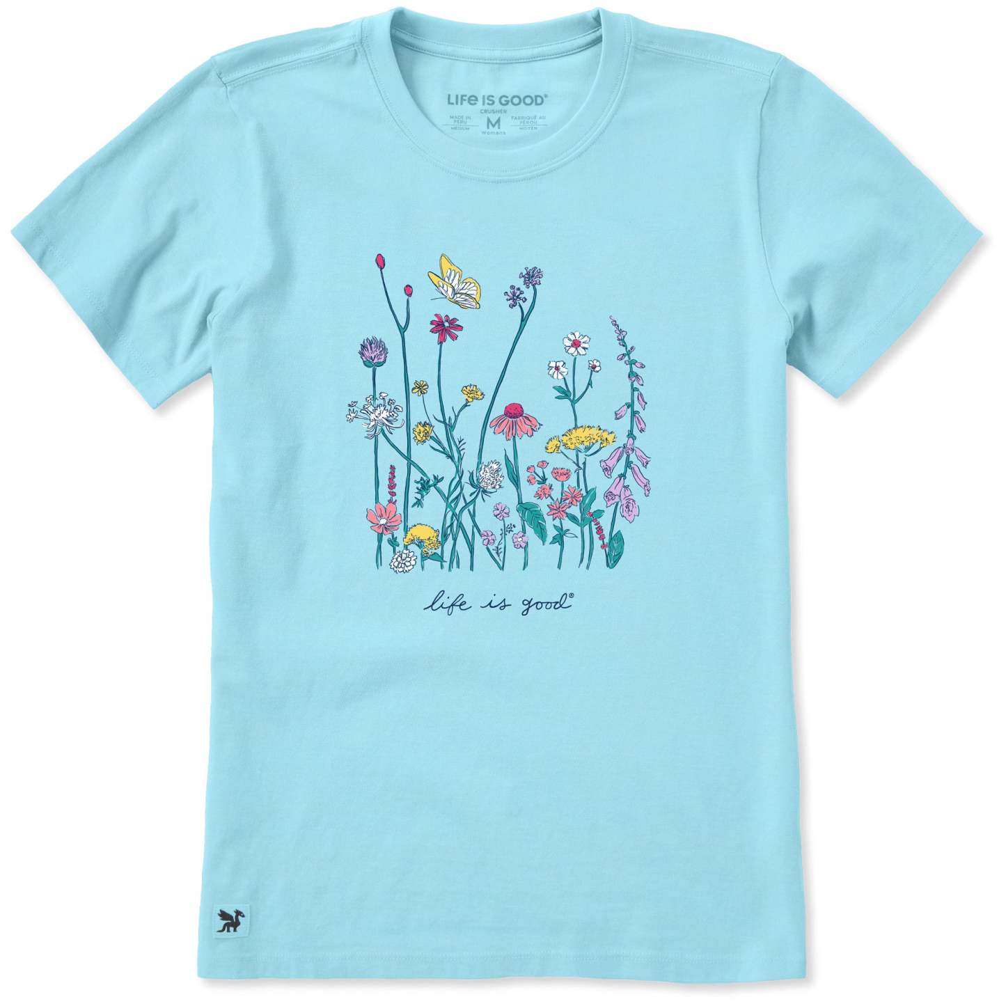 Women's Realaxed Wildflowers Short Sleeve Tee