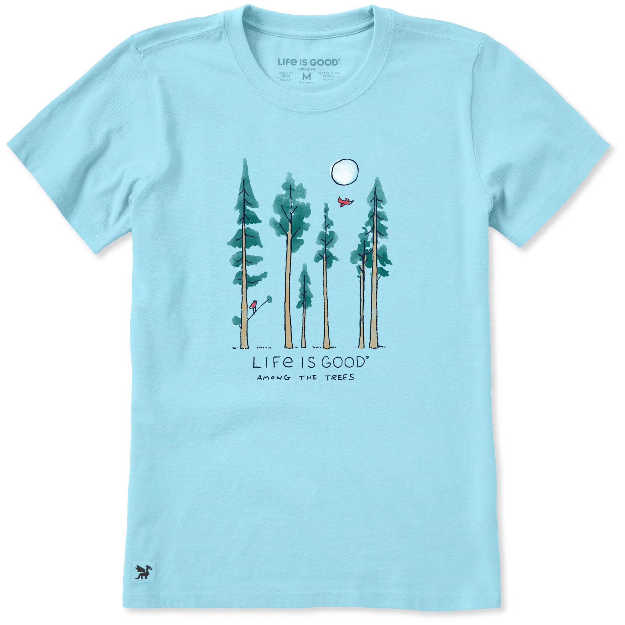 Women's Life is Good Among the Trees Short Sleeve Tee