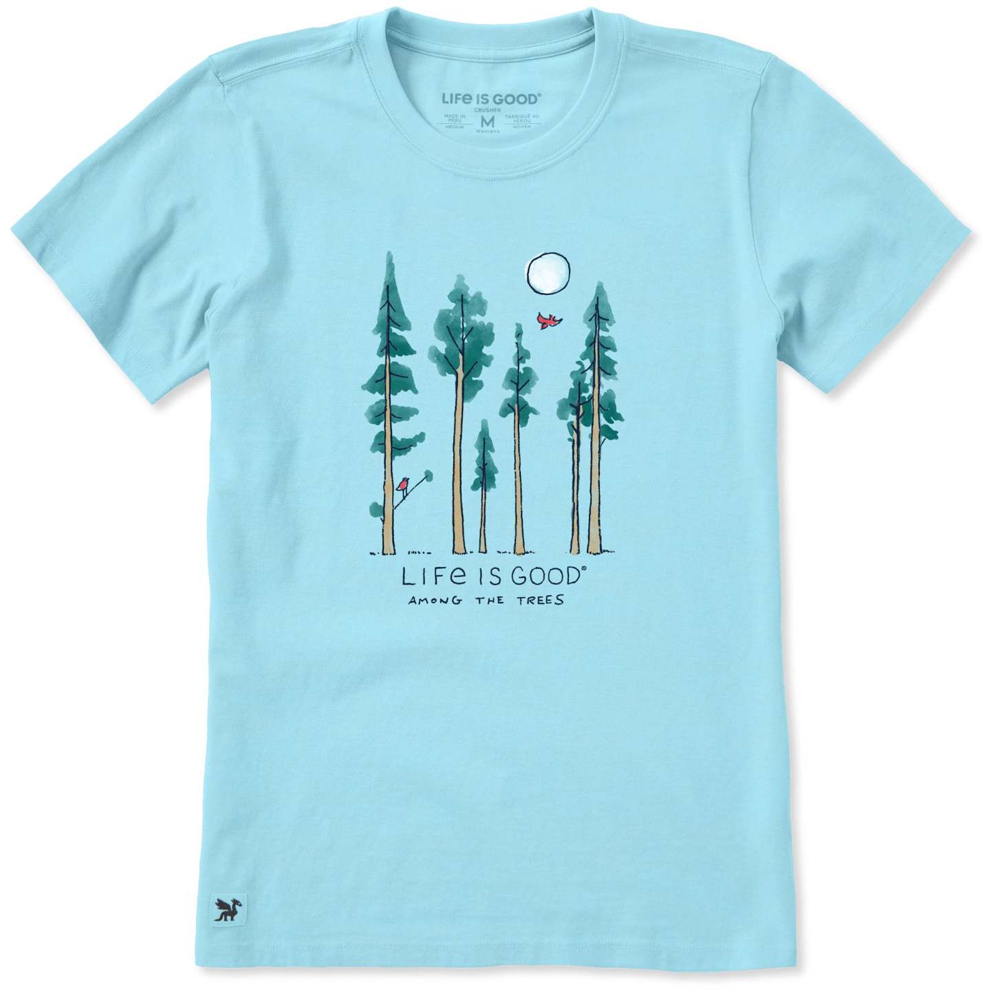Women's Life is Good Among the Trees Short Sleeve Tee