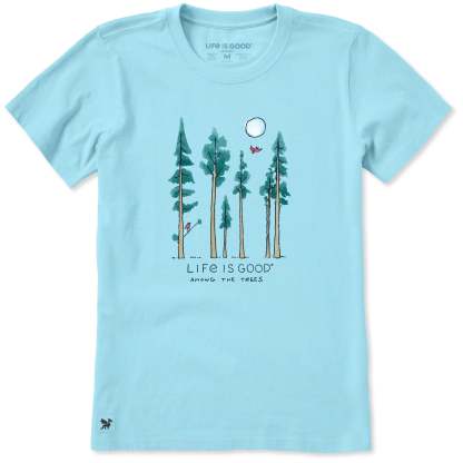 Women's Life is Good Among the Trees Short Sleeve Tee