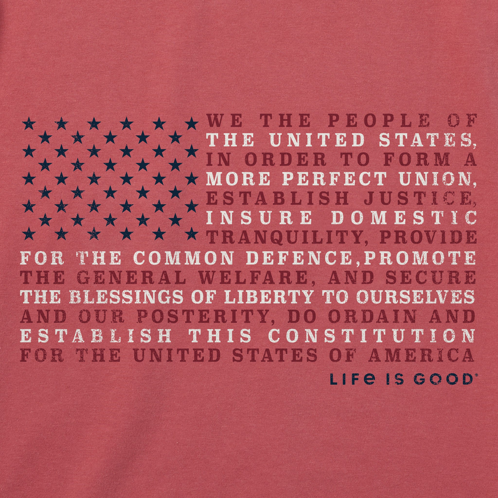 Men's Constitution Flag Short Sleeve Tee