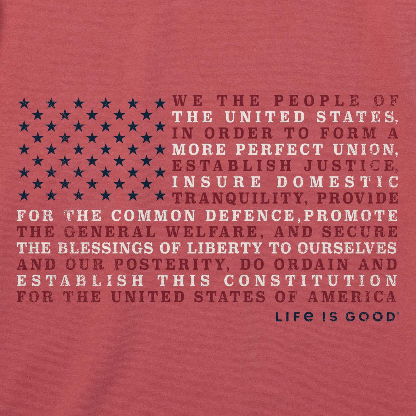 Men's Constitution Flag Short Sleeve Tee