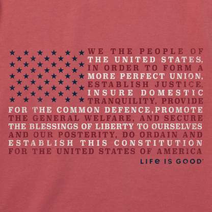Men's Constitution Flag Short Sleeve Tee