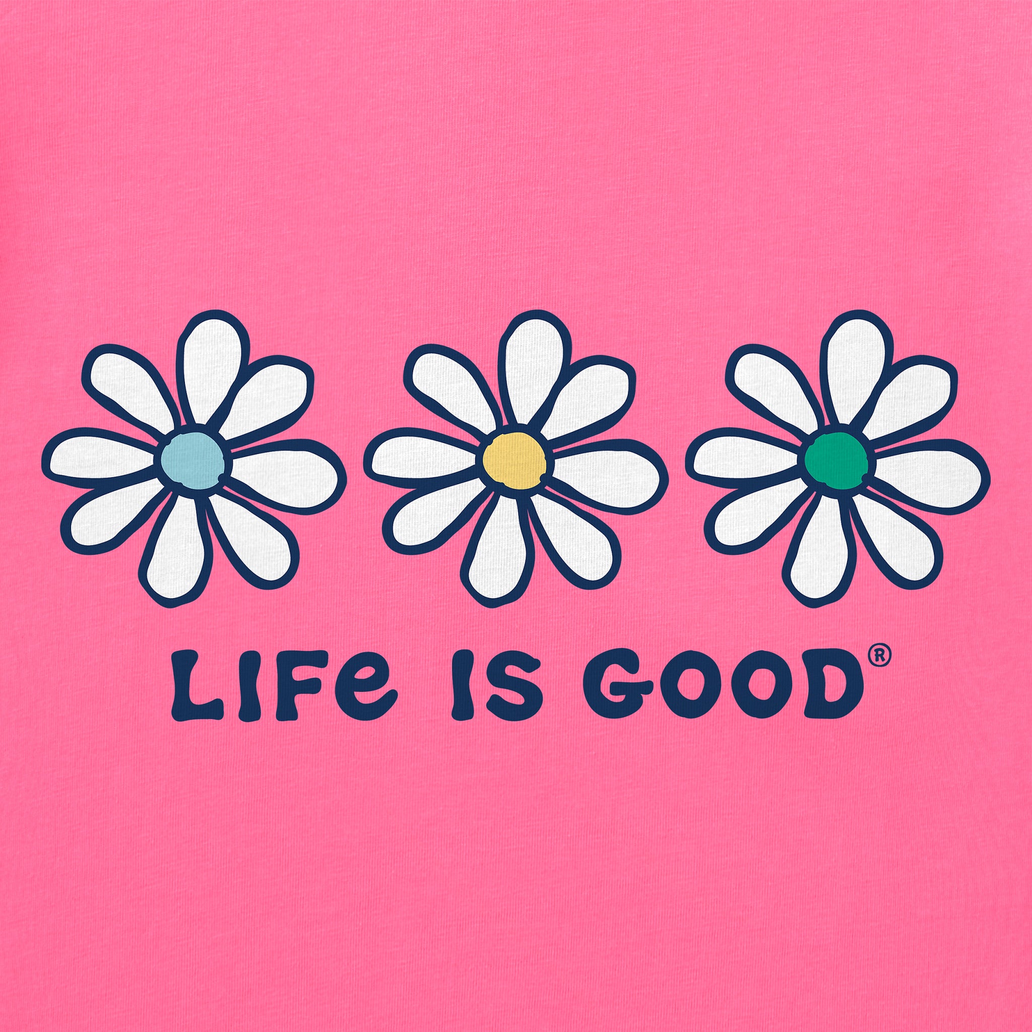 Women's 3 Daisies Short Sleeve Crusher Tee