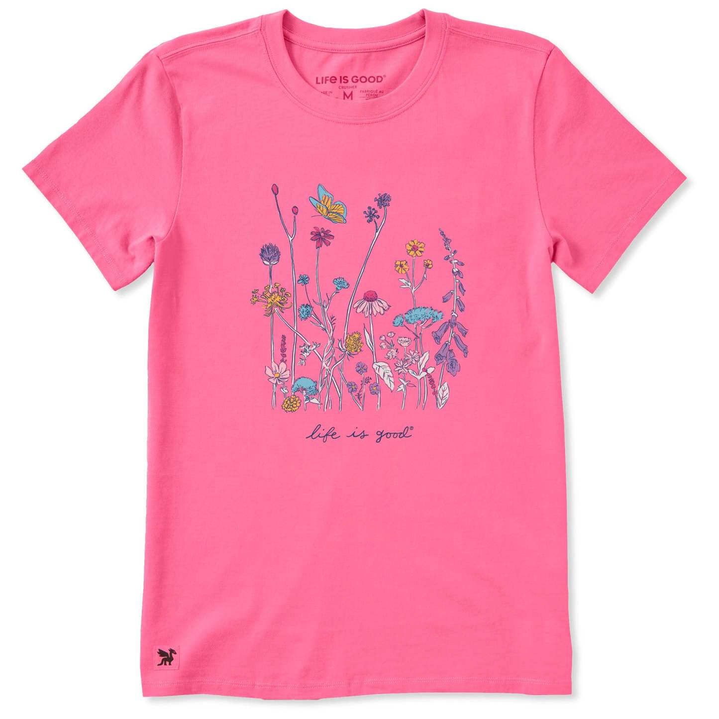 Women's Realaxed Wildflowers Short Sleeve Tee