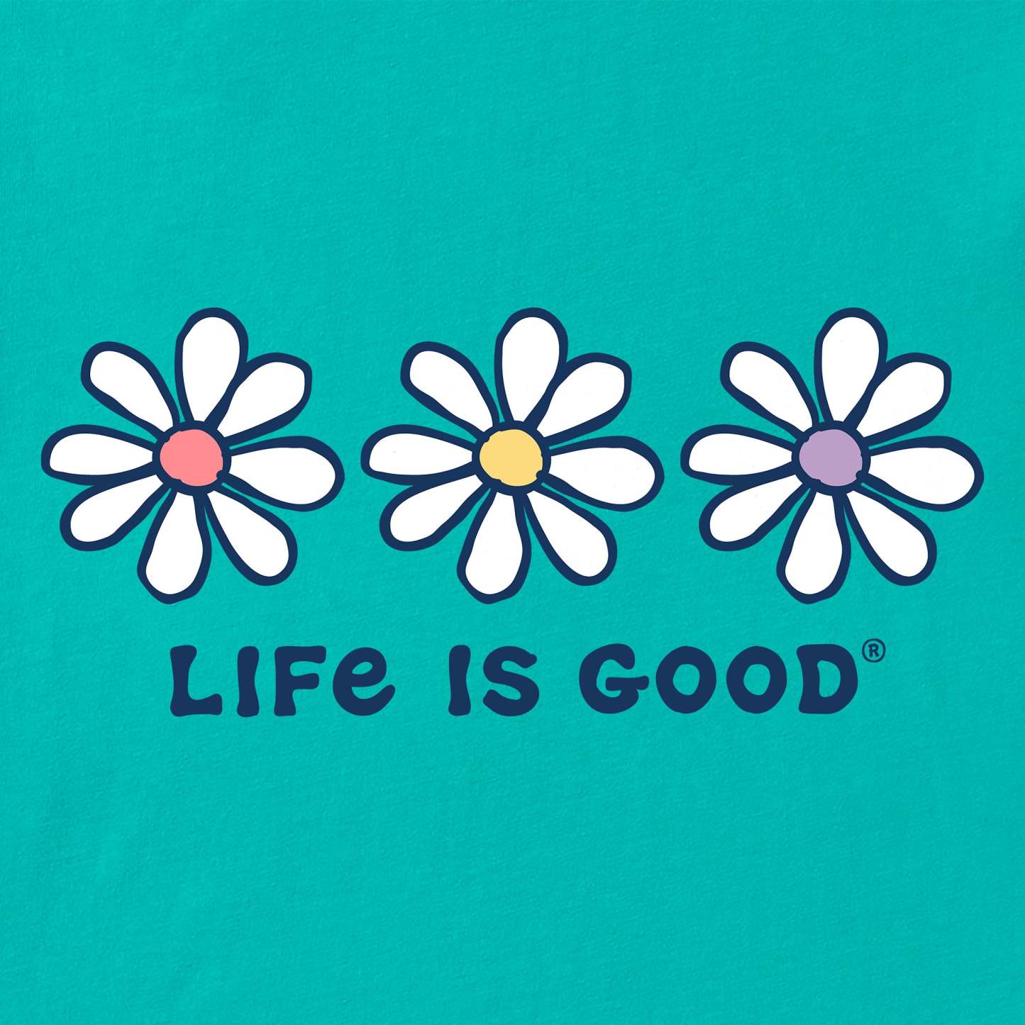 Women's 3 Daisies Short Sleeve Crusher Tee