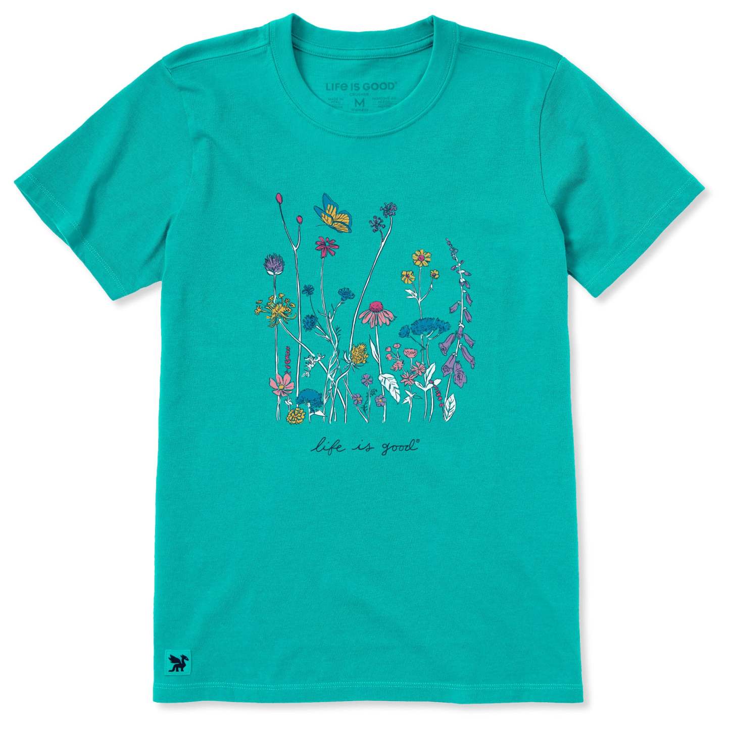 Women's Realaxed Wildflowers Short Sleeve Tee