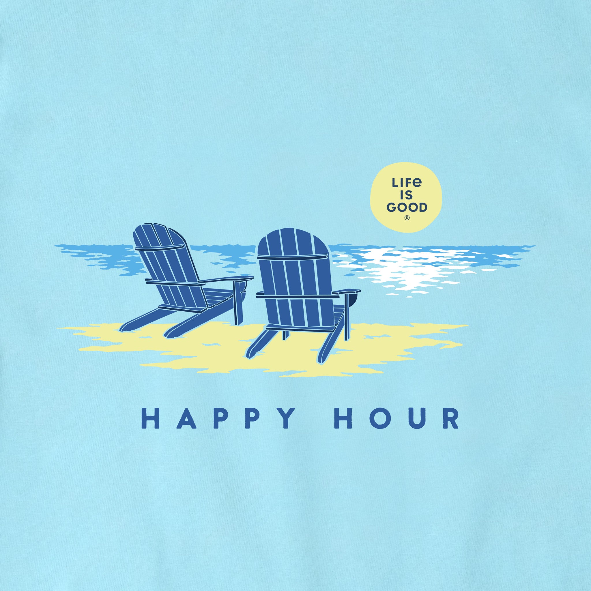 Women's Golden Happy Hour Short Sleeve Crusher Vee