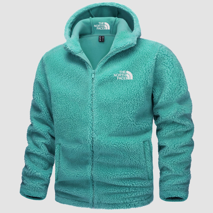 Chaqueta Sherpa con capucha y forro polar para hombre